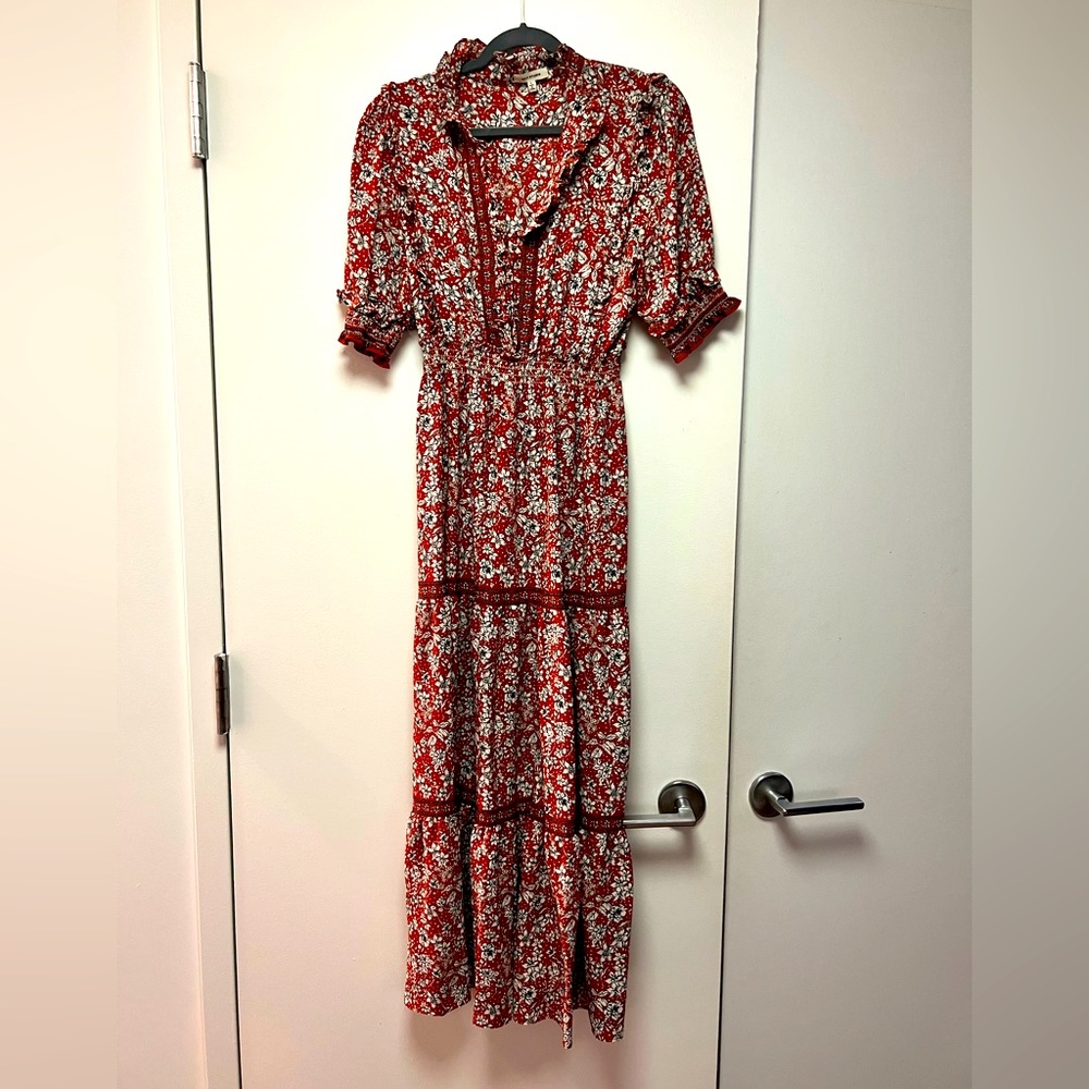 Max Studio red maxi dress